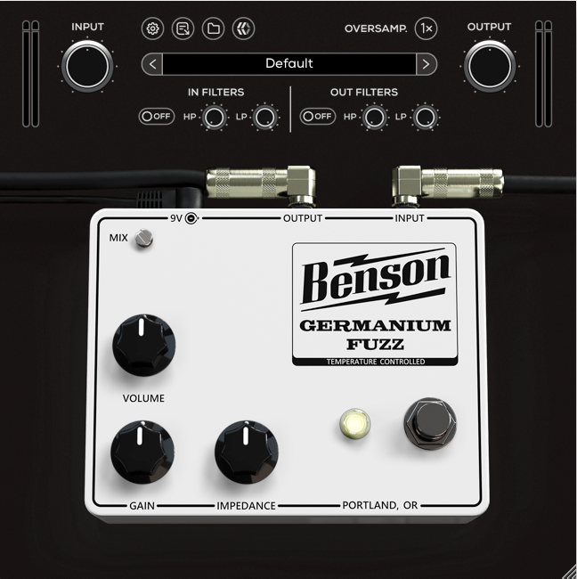 Benson Germanium Fuzz ギターエフェクター MixWave: Benson Germanium Fuzz