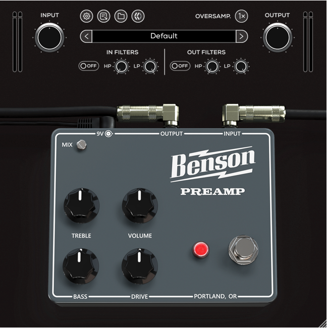 ギター Benson Preamp MixWave: Benson Preamp