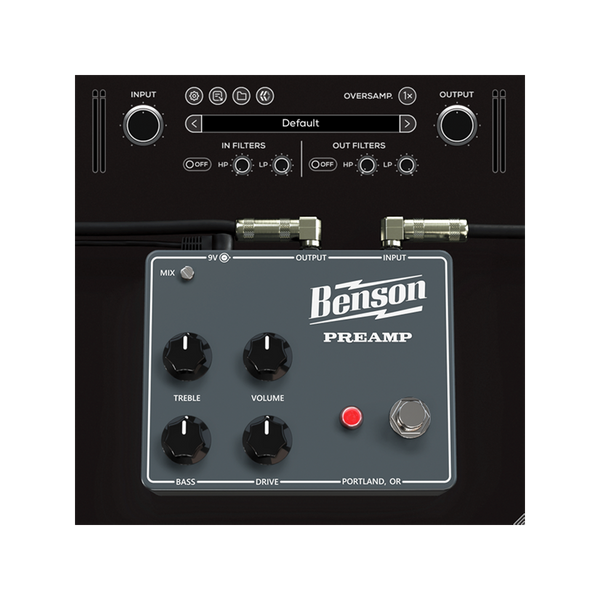並行輸入品 Benson PREAMP ギターエフェクター bensonpreamp_productcard_grand
