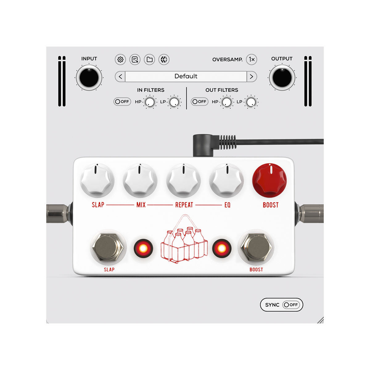 【美品】JHS Pedals/The Milkman エコー&ブースター MixWave: Milkman Echo Slap